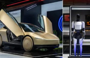 Tesla Cybercab Shown Off in China, Hinting at Musk’s Vision for Autonomous Driving Tesla Cybercab Shown Off in China, Hinting at Musk’s Vision for Autonomous Driving
