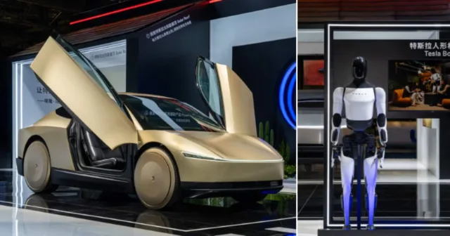 Tesla Cybercab Shown Off in China, Hinting at Musk’s Vision for Autonomous Driving Tesla Cybercab Shown Off in China, Hinting at Musk’s Vision for Autonomous Driving