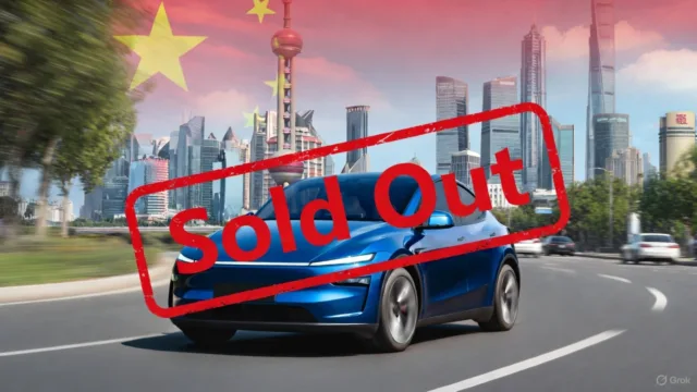 Tesla Model Y sold out in China for 2025