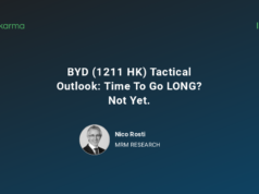 BYD (1211 HK) Tactical Outlook: Time To Go LONG? Not Yet. BYD (1211 HK) Tactical Outlook: Time To Go LONG? Not Yet.