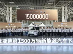 BYD celebrates production of the 15 millionth New Energy Vehicle BYD celebrates production of the 15 millionth New Energy Vehicle