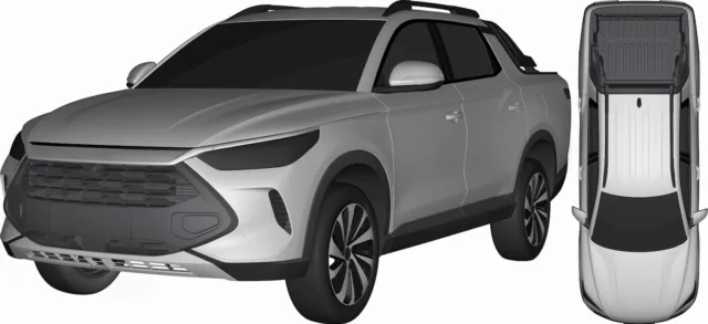 BYD design patent leaks, revealing new lower-priced pickup truck [Images]