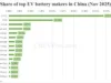 China Nov EV battery installations: CATL holds 43.71% share, BYD 20.36% China Nov EV battery installations: CATL holds 43.71% share, BYD 20.36%