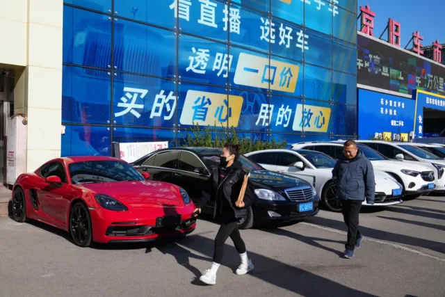 High-end car sales sink in China as its economy slows, taking a toll on European automakers High-end car sales sink in China as its economy slows, taking a toll on European automakers