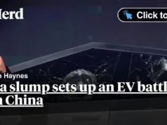 Tesla slump sets up an EV battle with China Tesla slump sets up an EV battle with China