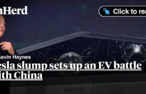 Tesla slump sets up an EV battle with China Tesla slump sets up an EV battle with China