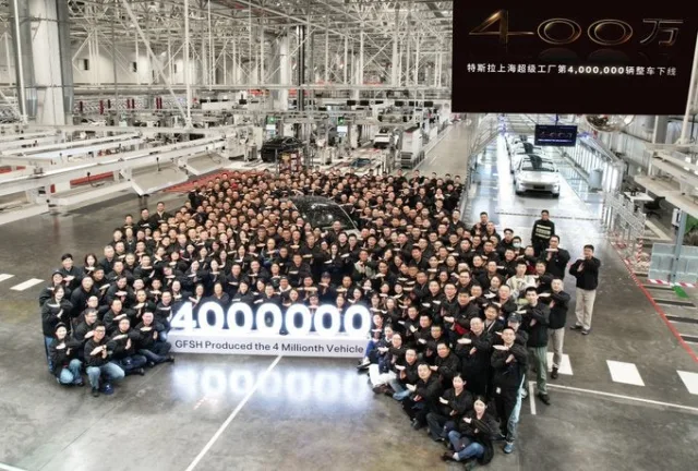Tesla’s China production surpasses 4 million units Tesla’s China production surpasses 4 million units