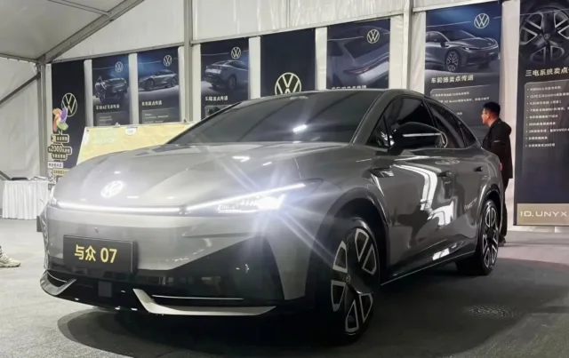 Volkswagen ID. Unyx 07 leaked, co-developed with Xpeng, 231 hp and 558 km range