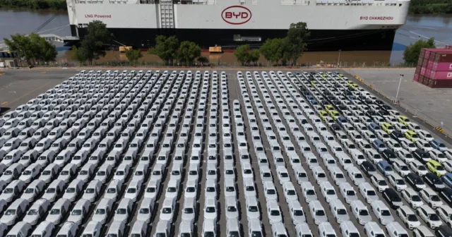 As Trump talks tariffs, his Argentine ally welcomes a shipload of Chinese EVs for the first time As Trump talks tariffs, his Argentine ally welcomes a shipload of Chinese EVs for the first time
