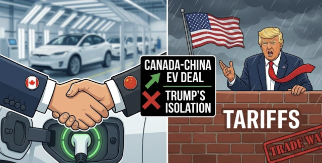 Canada and China near deal to drop EV tariffs as Trump pushes allies away