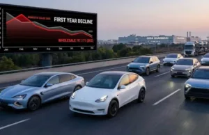 Tesla is starting to get squeezed by competition in China, confirms first year of sales decline Tesla is starting to get squeezed by competition in China, confirms first year of sales decline