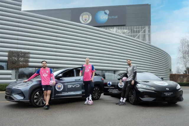 BYD becomes sponsor of Manchester City FC