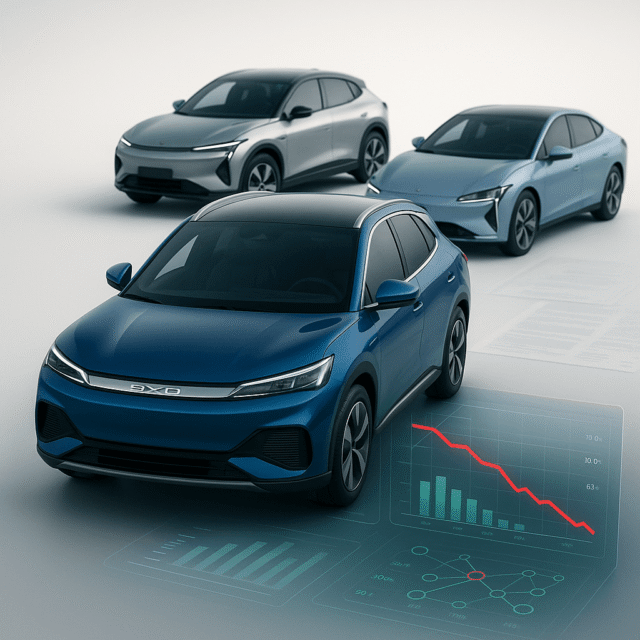 BYD hits two-year low as China's EV market stumbles