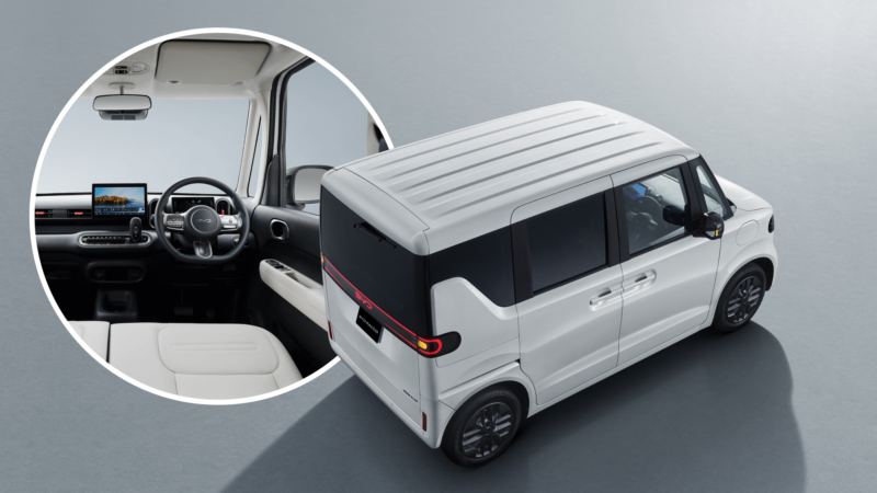 BYD Racco EV kei car officially revealed interior in Japan