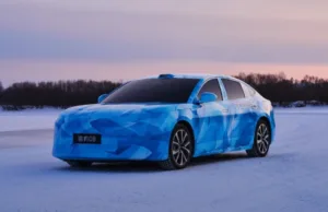 BYD released Seal 08 flagship sedan winter testing images BYD released Seal 08 flagship sedan winter testing images