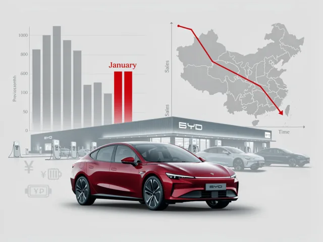 BYD’s Unprecedented Sales Slump Signals Deeper Structural Challenges in China’s Electric Vehicle Market