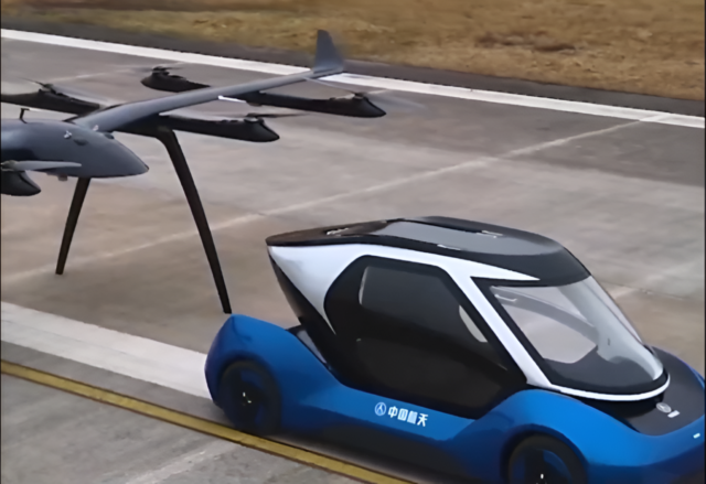 China’s modular eVTOL flies two passengers at 150 km/h and drives 300 km