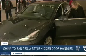 Fact or Fiction: China bans hidden door handles popularized by Tesla Fact or Fiction: China bans hidden door handles popularized by Tesla