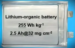 Lithium-organic battery prototype survives rigorous stress tests, proving safety and mechanical strength Lithium-organic battery prototype survives rigorous stress tests, proving safety and mechanical strength