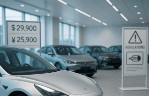 Tesla’s China sales edge up 9% as new door handle ban looms Tesla's China sales edge up 9% as new door handle ban looms