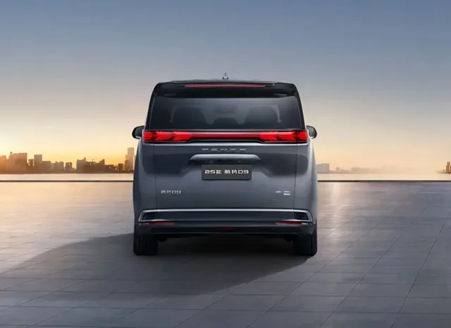 Updated BYD Denza D9 all-electric MPV exposed with more powerful 456 hp e-motor, 148 hp boost