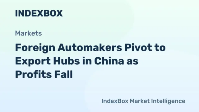 Foreign Automakers Pivot to Export Hubs in China as Profits Fall