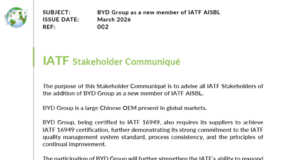 Rulemaker status: BYD joins elite IATF body to help shape international EV rules Rulemaker status: BYD joins elite IATF body to help shape international EV rules