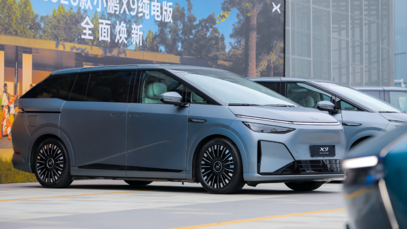 Updated Xpeng X9 EV minivan launched in China